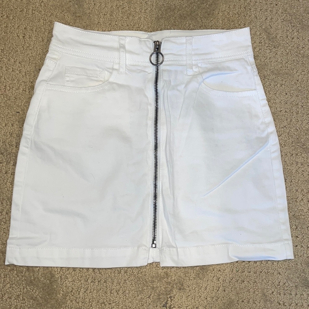 White Mini Skirt